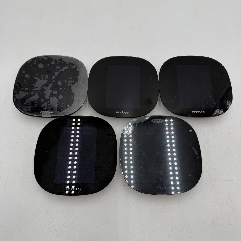 Lot Of 5 Ecobee3 Lite Smart Thermostat EB-STATE3LT-02 Black For Parts